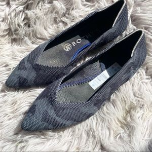 Rothy’s Blue Camo Flats 6.5